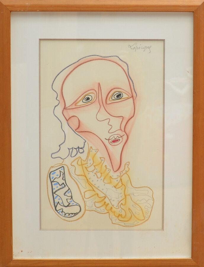 Null 查尔斯-拉皮克 (1898-1988)

图

石墨和油性铅笔，右上方有签名

47.5 x 31 cm