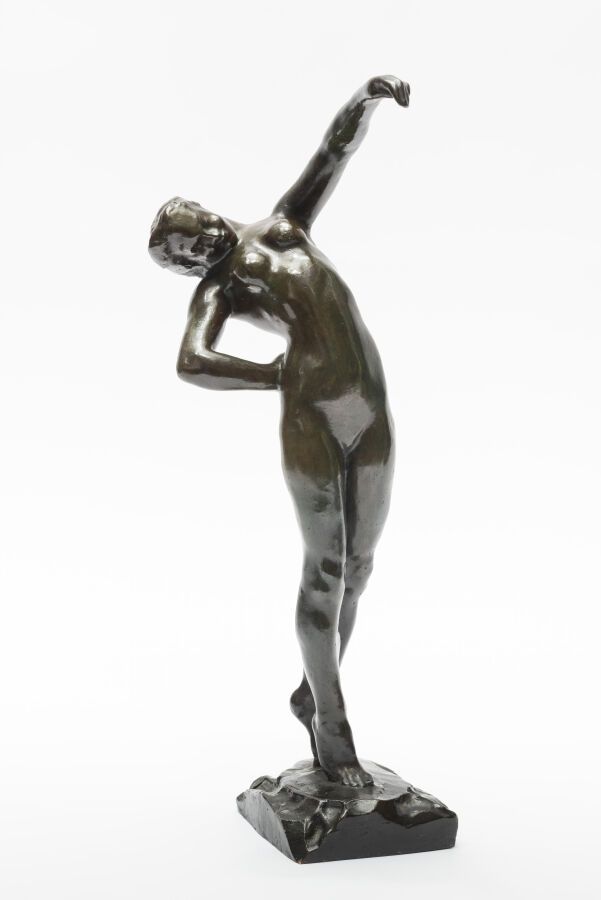 Null Joseph BERNARD (1866-1931)
Danseuse nue 
Bronze à patine brun richement nua&hellip;