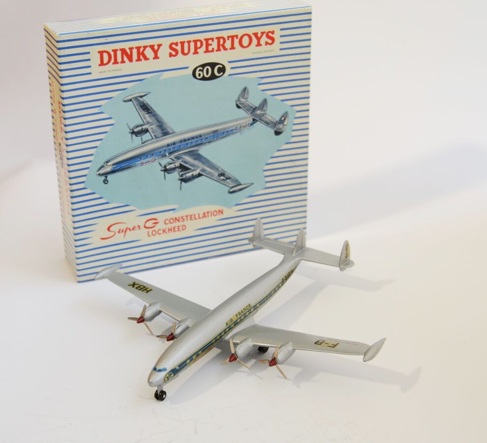 Null DINKY SUPERTOYS 60 C Super G Constellation Lockheed Aircraft, Air France, L&hellip;