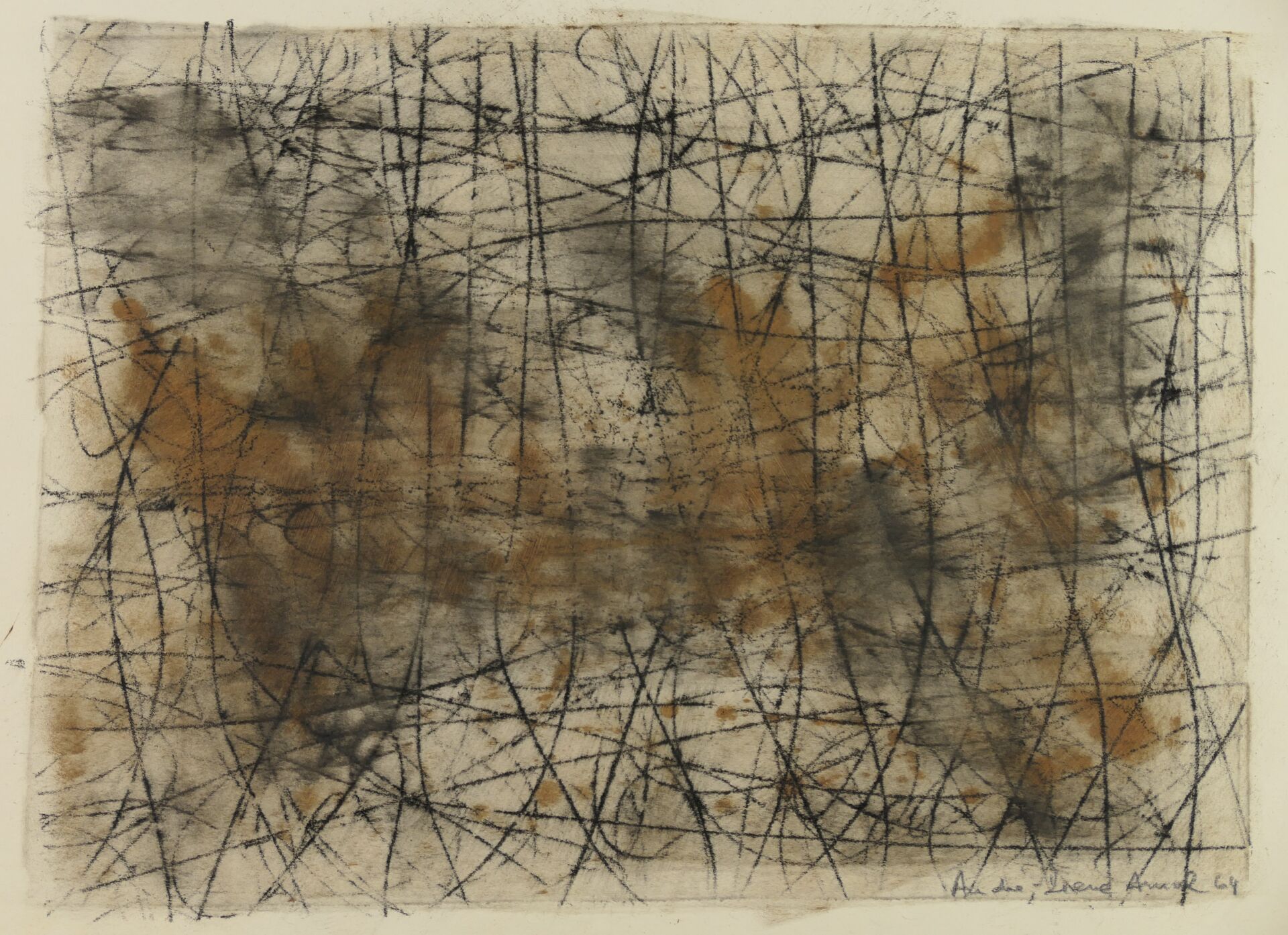 Null ARNAL André-Pierre (1939). Abstrait. Lithographie. Signée en bas à droite e&hellip;