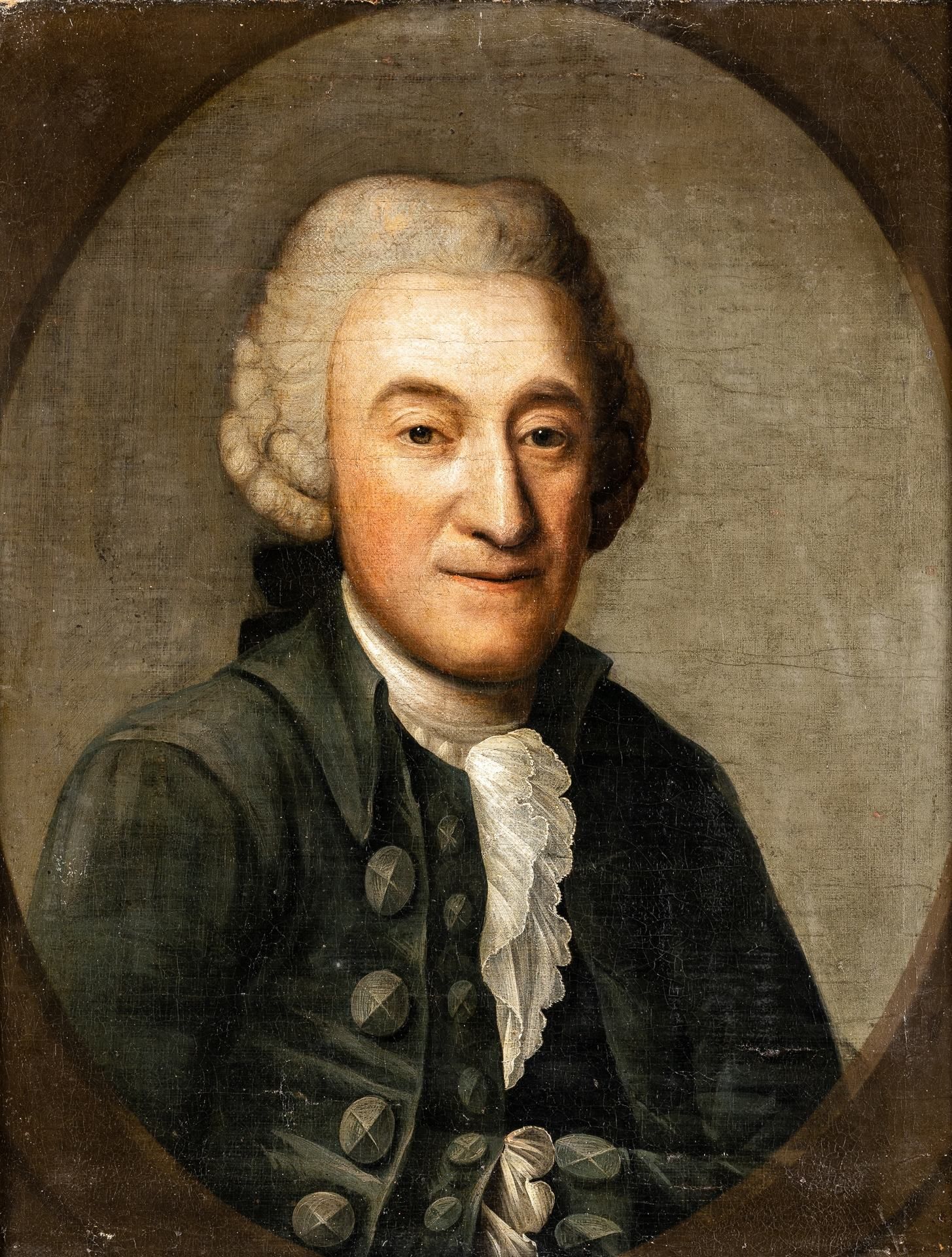 Niederländischer Porträtist 18e s. Huile/Lw. Portrait du juriste Isaac Brugné Du&hellip;