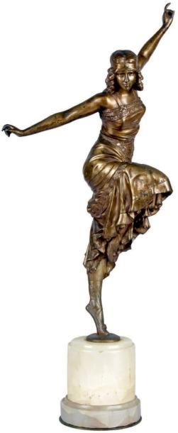 Paul PHILIPPE (1870-1930) DANSEUSE RUSSE, vers 1925
Épreuve en bronze à patine m&hellip;