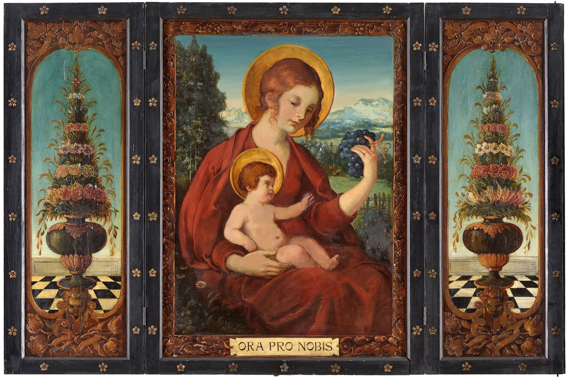 Triptychon ,,Ora Pro Nobis" Triptyque ,,Ora Pro Nobis"
Huile sur bois. 80 x 60 c&hellip;