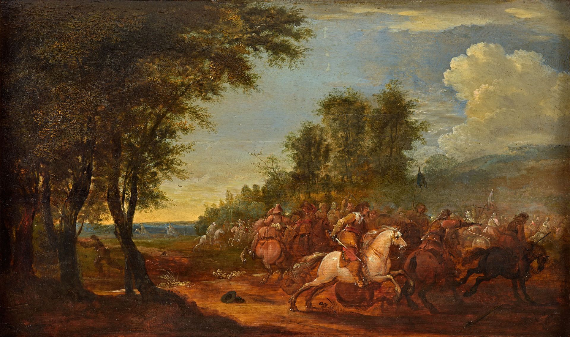 Meulener, Pieter Meulener, Pieter 1602 Anvers - 1654 Anvers
Combat de cavaliers.&hellip;