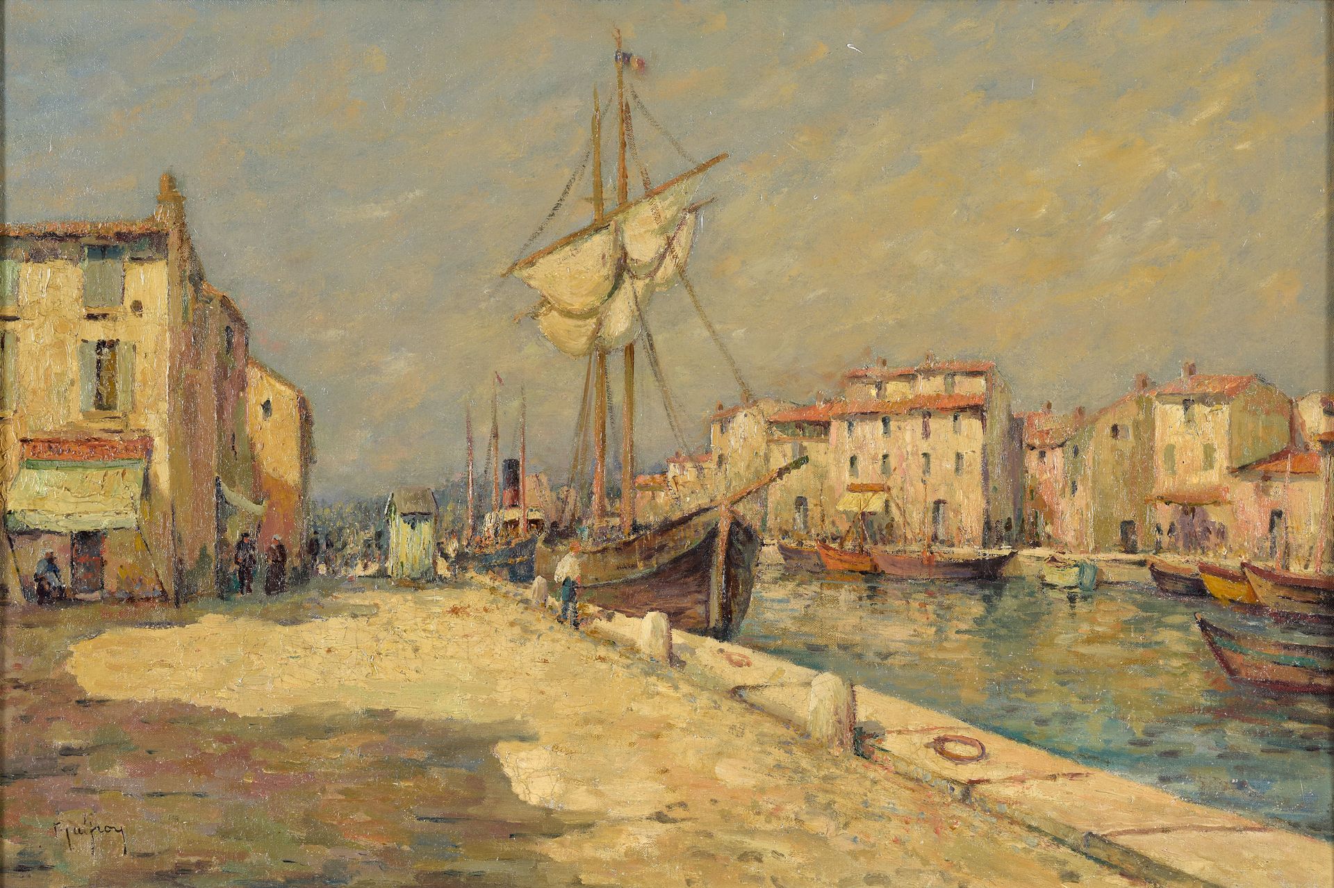 Malfroy, Charles Malfroy, Charles1862 Lyon - 1918 Martigues
法国南部港口。
签名。油/板，60 x &hellip;