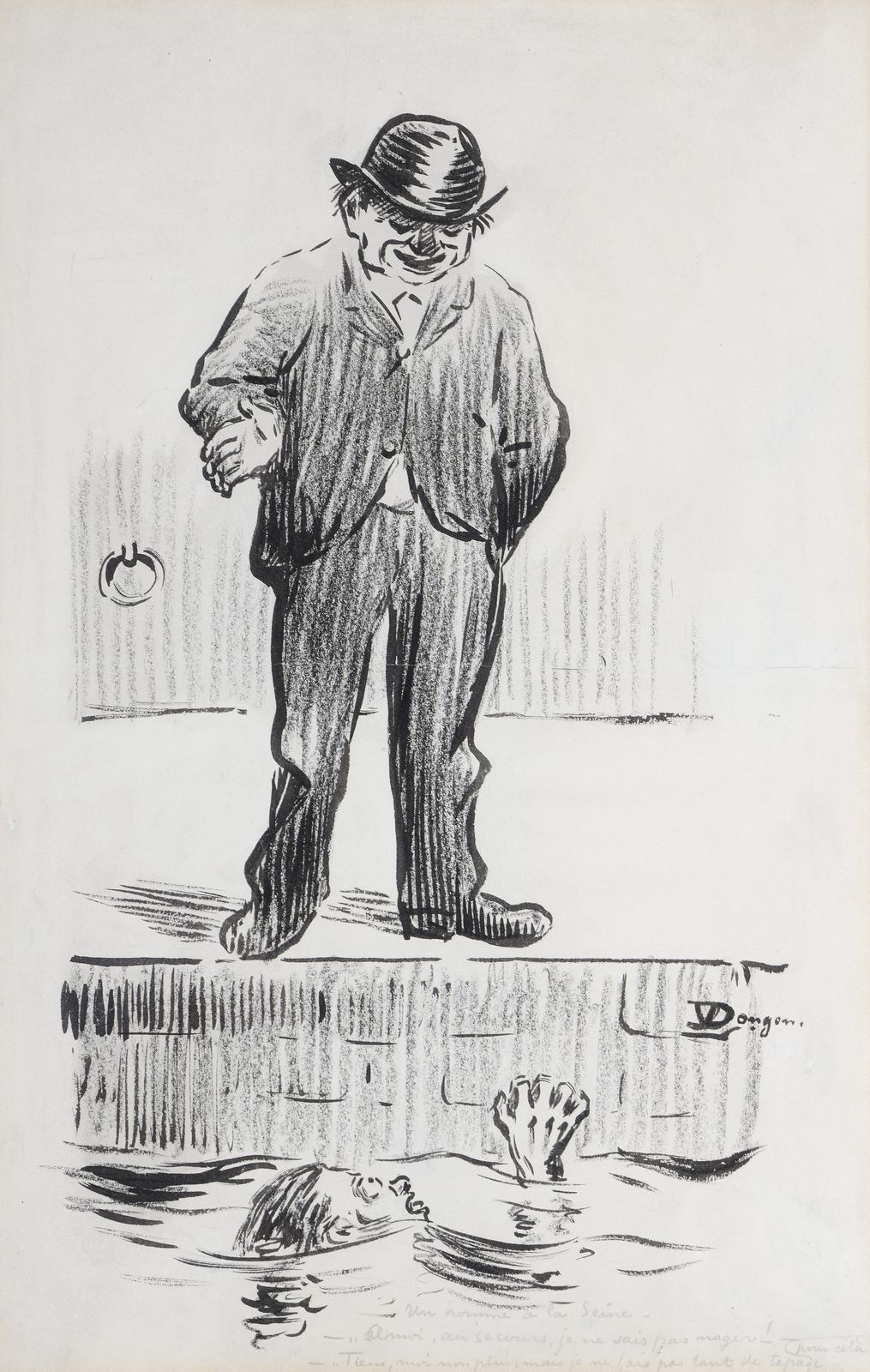 Null 93-Kees VAN DONGEN (1877-1968)

Un homme à la Seine, circa 1902

Encre au p&hellip;
