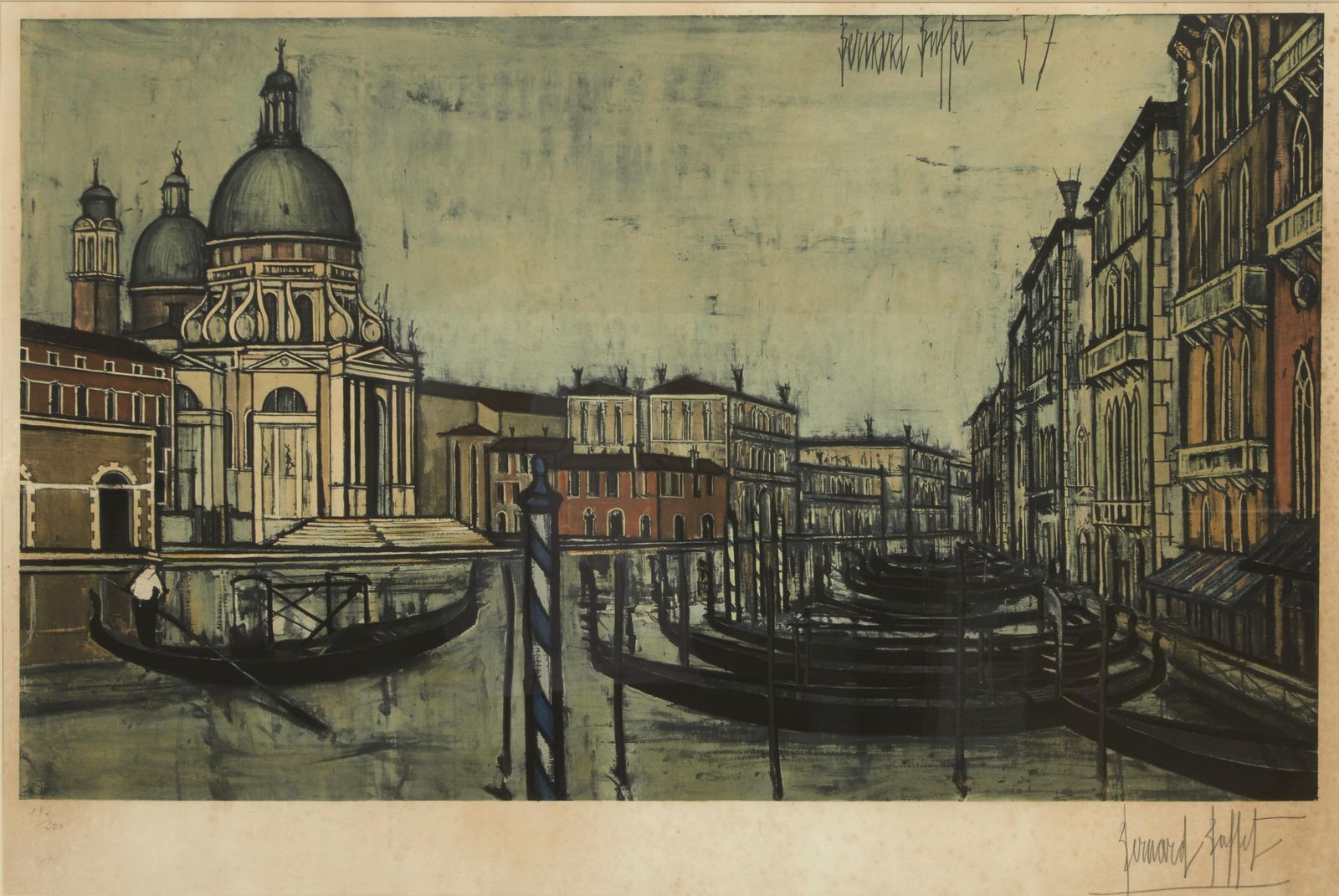 Null 36- Bernard BUFFET (1928-1999)

Le Grand Canal de Venise, 1957

Photolithog&hellip;
