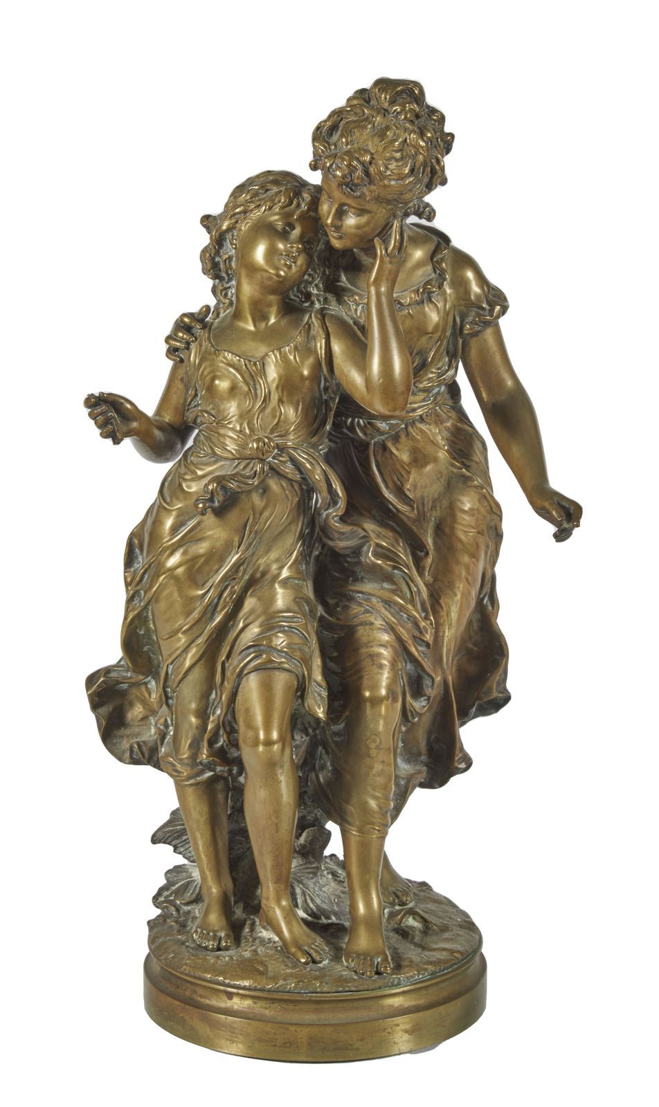 Null 188 Mathurin MOREAU (1822-1912)

Les jeunes filles

Groupe en bronze à pati&hellip;