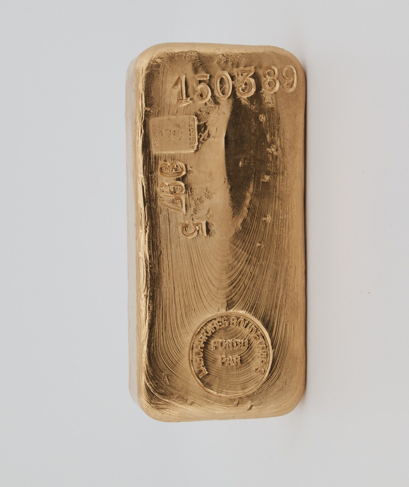 200- Lingot d'or de 987,5g numéroté 150389- sans bulletin- Laboratoire BOUDET