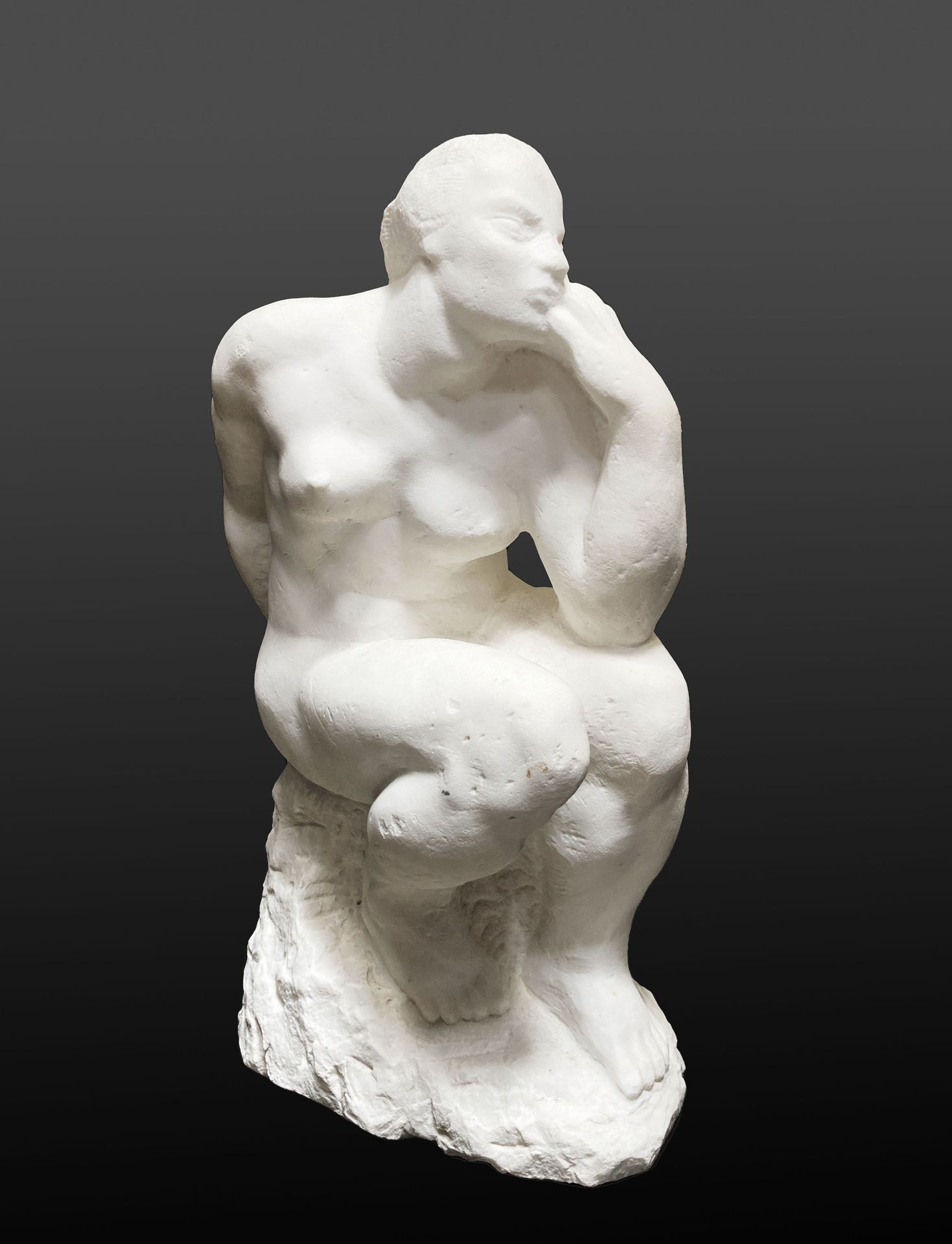 Null 246 Bis Jacques GESTALDER (1918-2006)

女性裸体

卡拉拉大理石雕塑

签名

77x40x28厘米