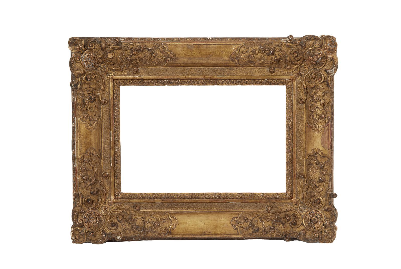 Null 
201 Frame 

In molded wood, carved and gilded with rich decoration of quad&hellip;