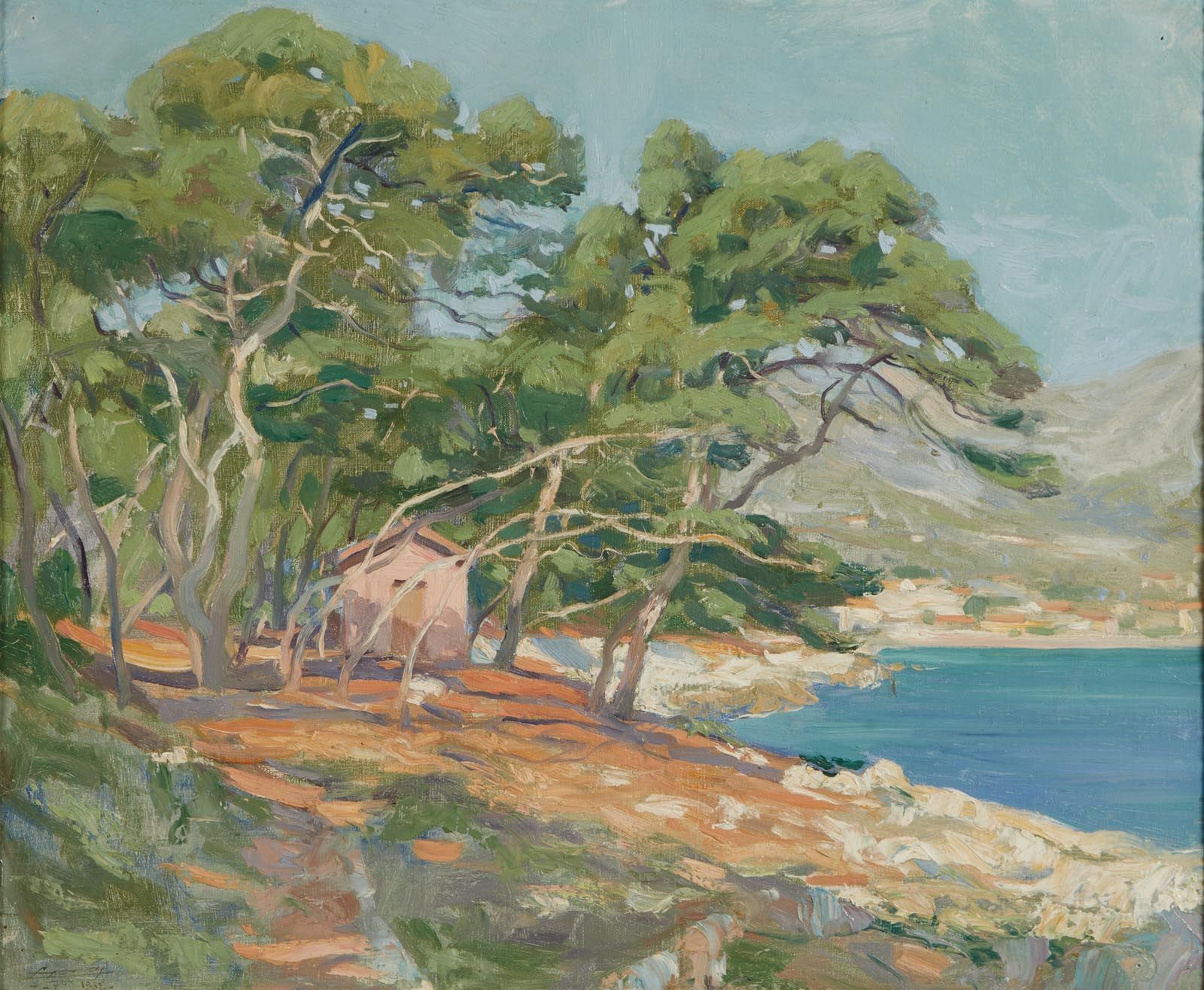 Null 363 Lucien JONAS (1880-1947)
Paysage méditerranéen,1902
Huile sur toile sig&hellip;