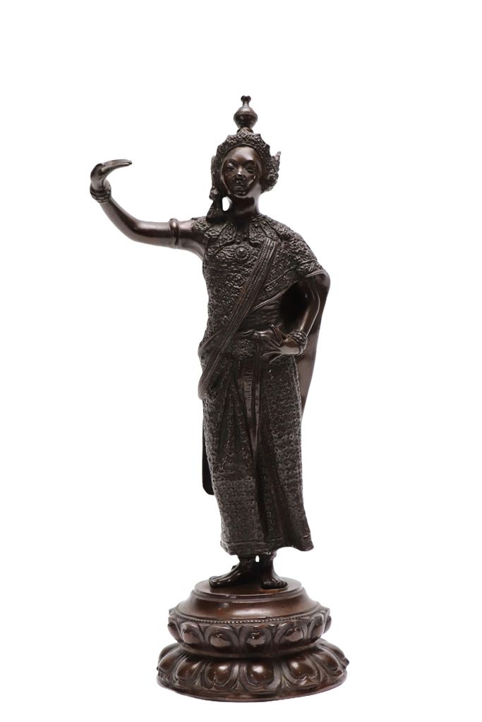 ISHIKAWA Kinichiro (1871-1945). Danseuse thaïlandaise. Bronze 石川健一郎（1871-1945 年）&hellip;