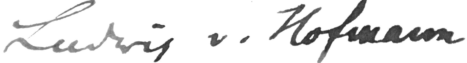 Autograph. – Ludwig v. Hofmann Autographe. -Ludwig v. Hofmann (1861-1945), peint&hellip;