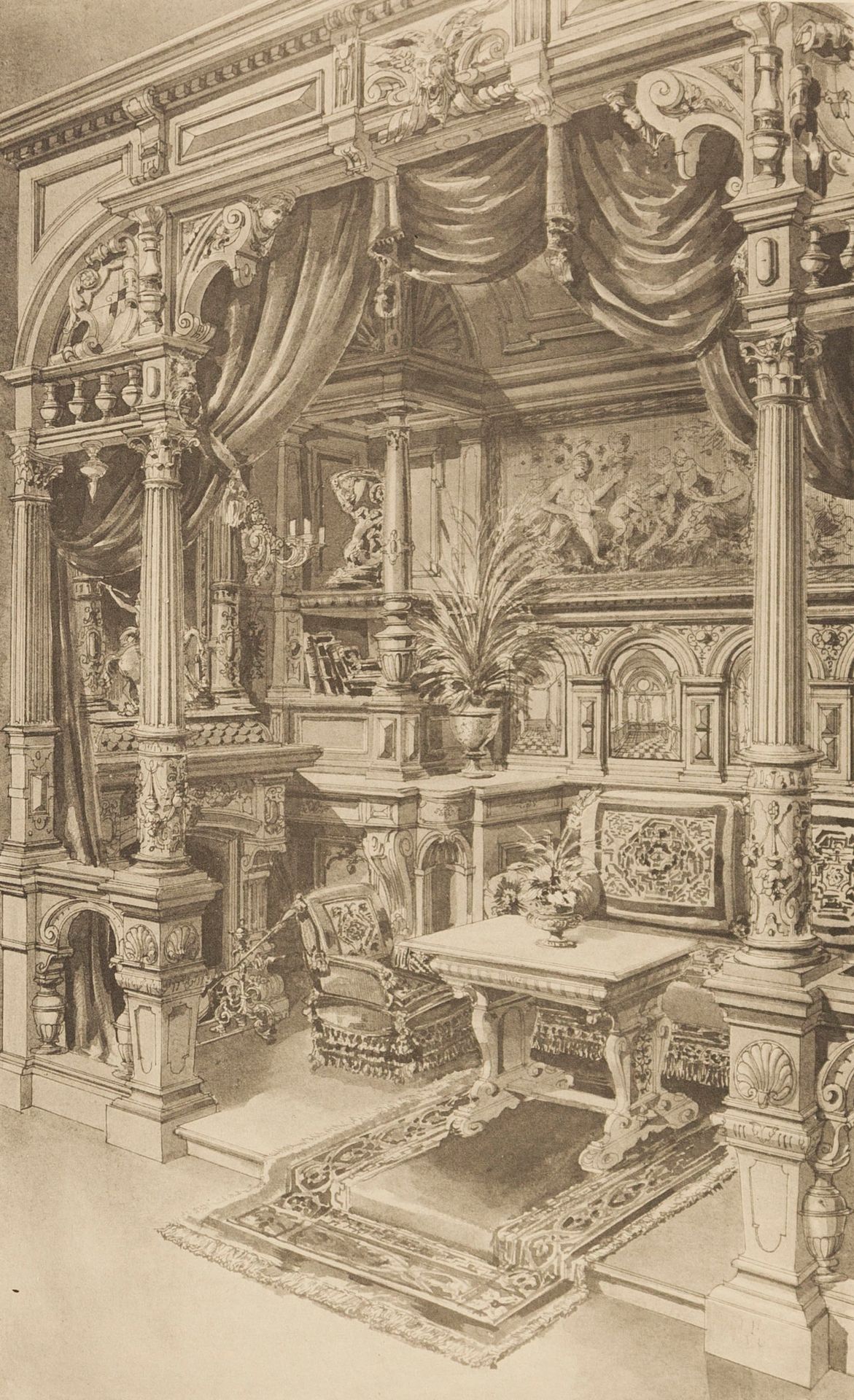 Möbel, Raumkunst. – Ludw. Caspar (Hrsg.). Furniture, Interior Art. - Ludw. Caspa&hellip;
