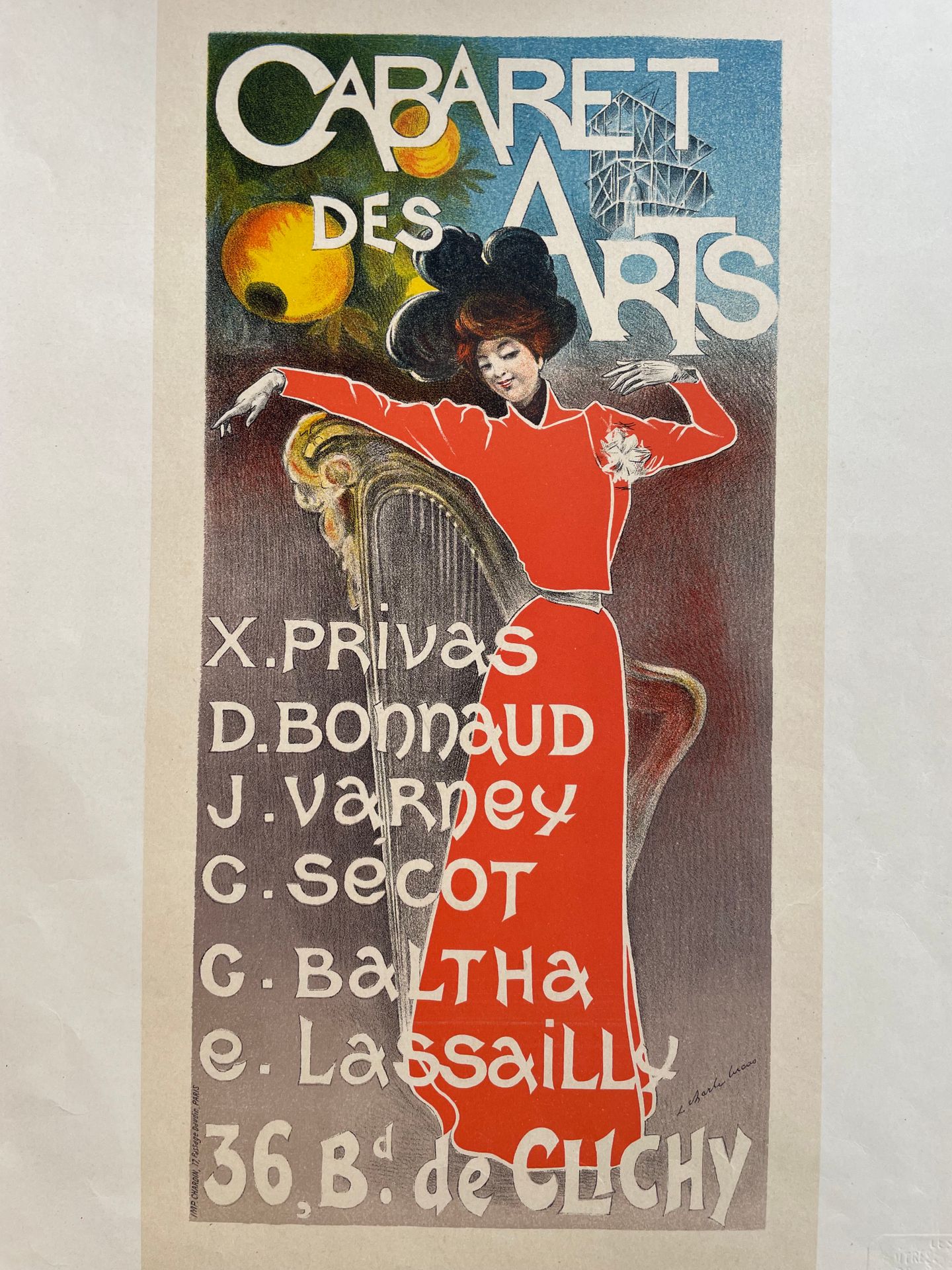 Plakate, Frankreich. Manifesti, Francia. 7 pp. Litio a colori da: Les Maitres de&hellip;