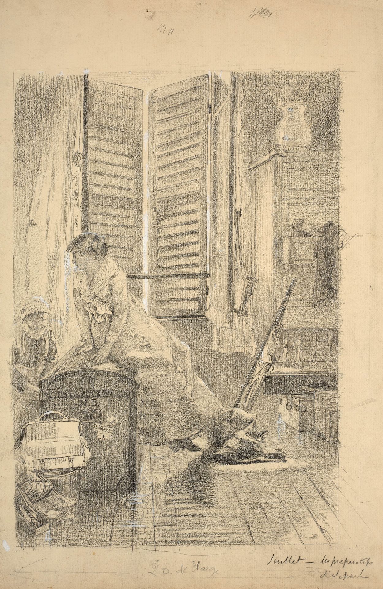 Null Marie BRACQUEMOND (Landunvez, 1840 - Sèvres, 1916)


Julio - Preparativos p&hellip;