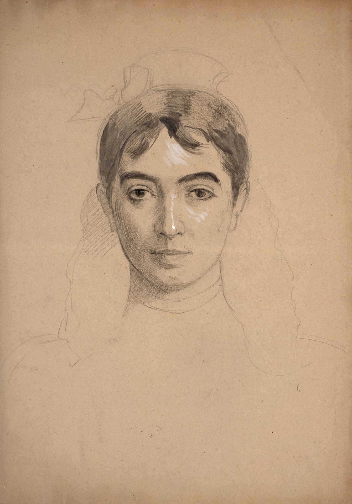 Null Marie BRACQUEMOND (Landunvez, 1840 - Sèvres, 1916)


Autoritratto; sul retr&hellip;