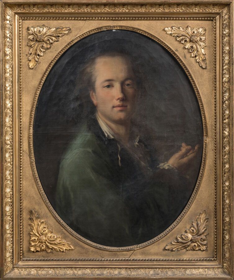 Null Nicolas Benjamin DELAPIERRE 

(c.1739-c.1800)

Autoportrait ?

Huile sur to&hellip;
