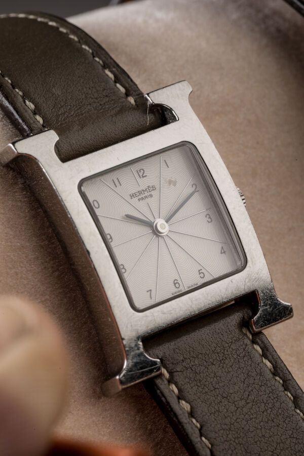 Null HERMES - Model H Hour - Ref HH1210 - Ladies' watch - Diameter 21 mm - Quart&hellip;