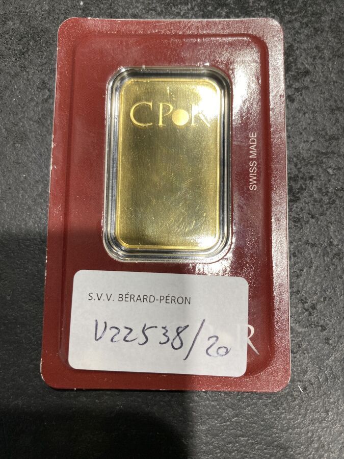 Null 20 g gold INGOT 999.9 CPOR 007720

Lot not present in the study, sold by de&hellip;