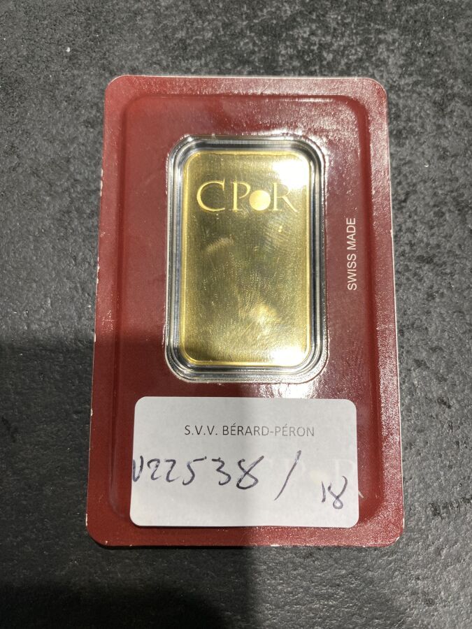 Null 20 g gold INGOT 999.9 CPOR 007718

Lot not present in the study, sold by de&hellip;