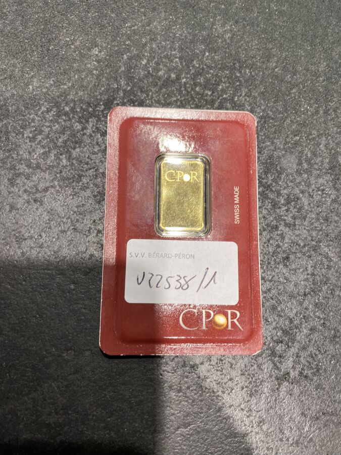 Null GOLDEN INGOT 10 g 999.9 CPOR 006562

Lot not present in the study, sold by &hellip;