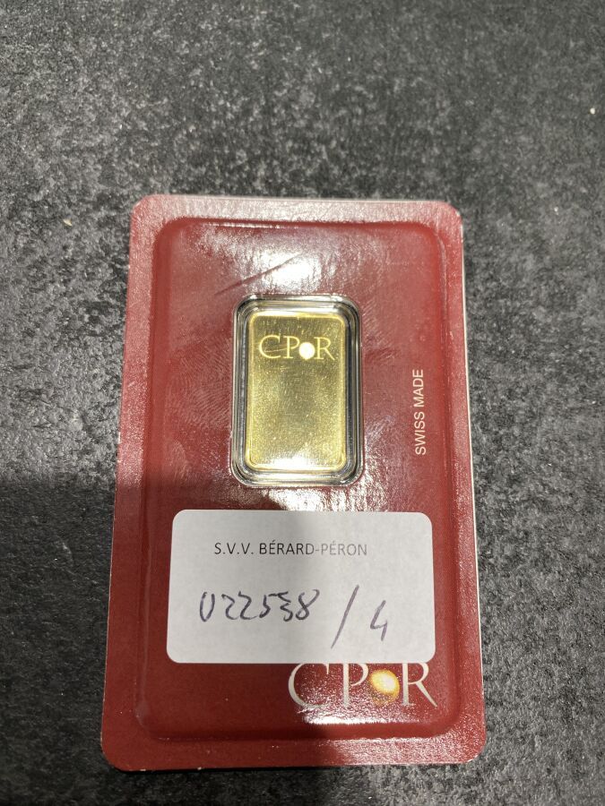 Null Goldbarren 10 g 999.9 CPOR 006566

Lot nicht in der Studie vorhanden, verka&hellip;