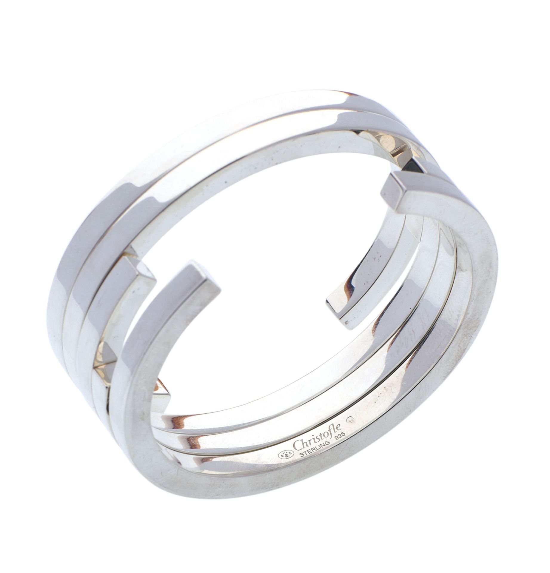 Null CHRISTOFLE ORA ITO - BRACELET in silver 925/°°. D. 6.7 cm. Weight : 164,4 g&hellip;