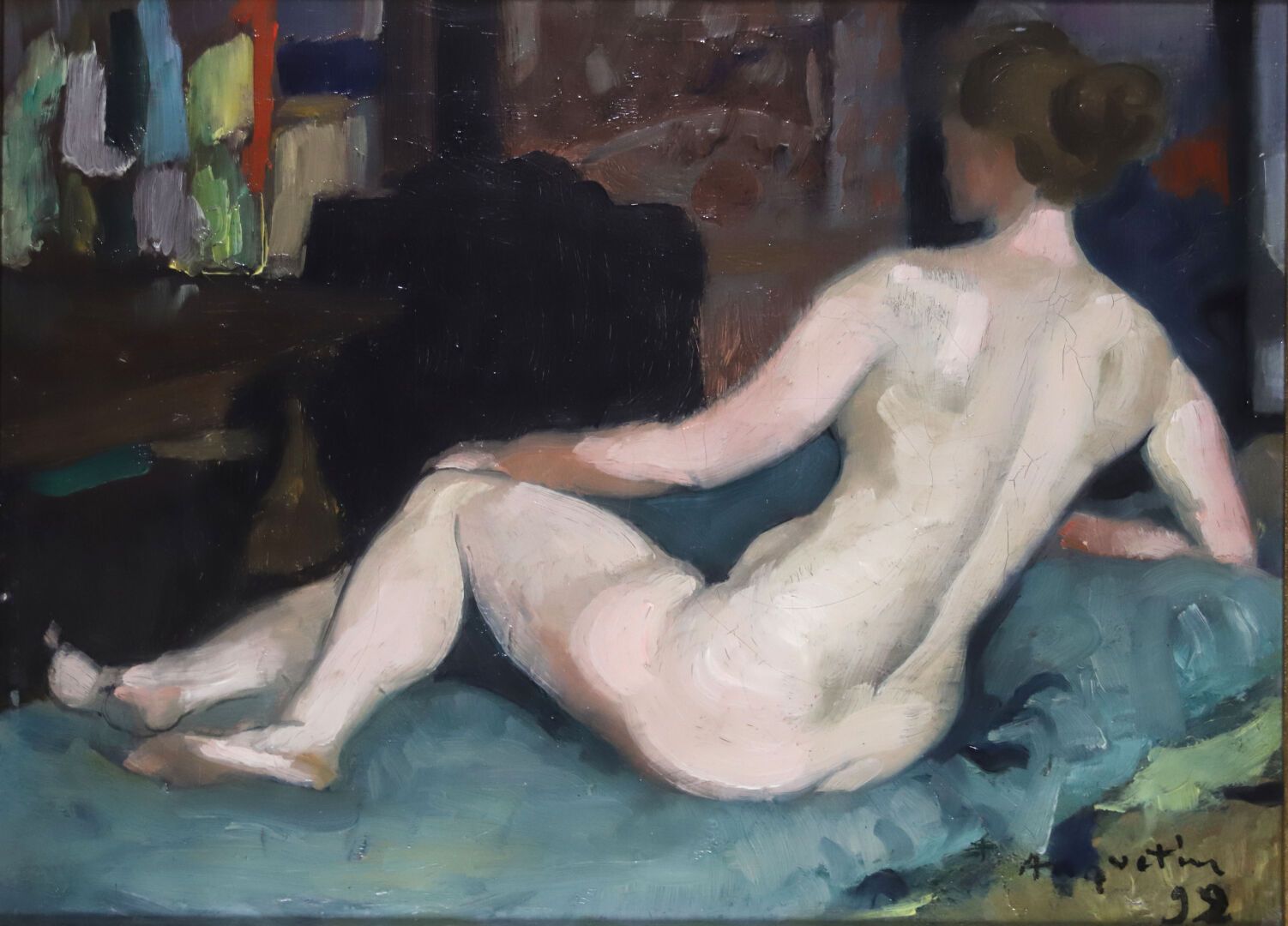 Null 安奎坦-路易斯 (1861-1932)
工作室里的裸体; 1892年
布面油画，右下方有签名和日期 25,5 x 35 cm
出处：Me PILLON&hellip;
