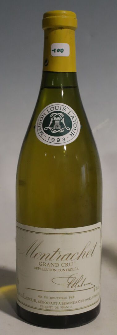 Null 2 bouteilles Montrachet, grand cru, Louis Latour 1993