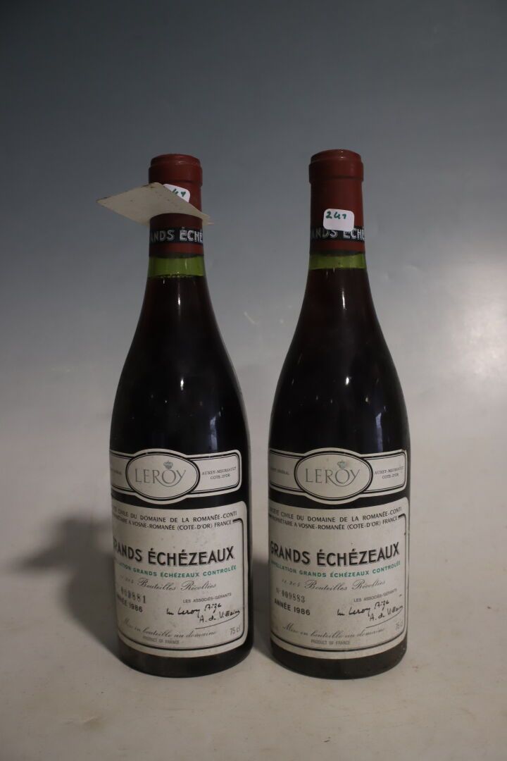 Null 2 Flaschen Grands Echezeaux, Grand Cru, Domaine de La Romanée-Conti (etwas &hellip;