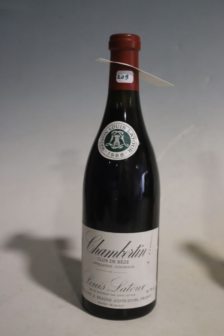 Null 瓶装Chambertin Clos de Bèze, grand cru, Louis Latour 1988年