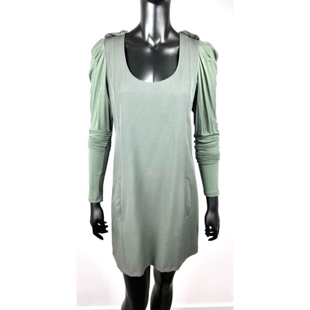 Null Patrizzia PEPE. Short dress in stretch wool blend. Oval neckline. Back zipp&hellip;