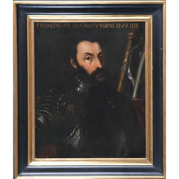 Null SUIVEUR DU TITIEN. « Portrait du Duc d’Urbino ». (1508-1538). Huile sur toi&hellip;