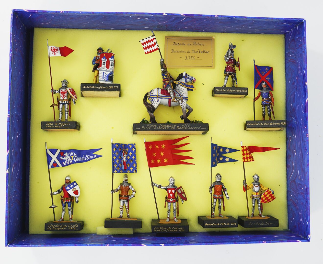 Null Ronde Bosse - Inglaterra: Batalla de POITIERS 1356 - estandartes de Juan el&hellip;