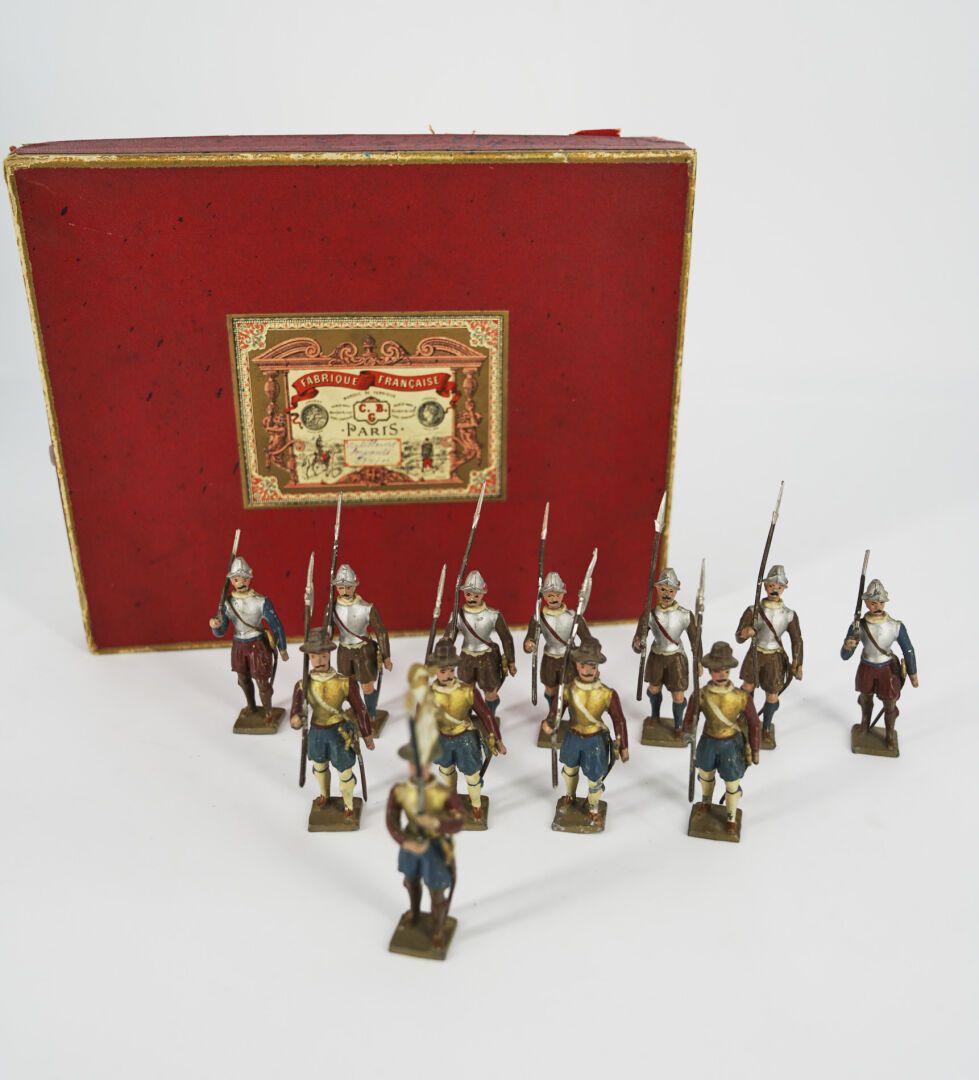 Null Ronde Bosse - CBG antique : In a box " Artilleurs Servants 

12 Pikemen and&hellip;