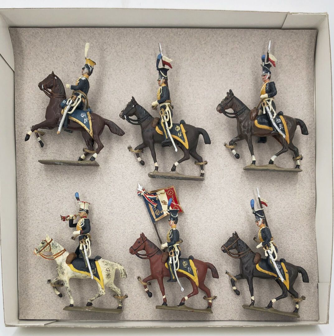 Null Ronde Bosse - CBG : Six Cavaliers Lanciers, Légion de la VISTULE - 1810