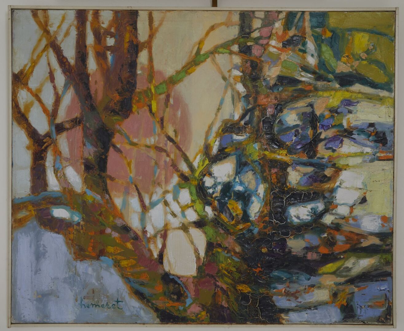 Null Claude HEMERET ( né en 1929).

Soleil dans l'arbre

Huile sur toile signée &hellip;