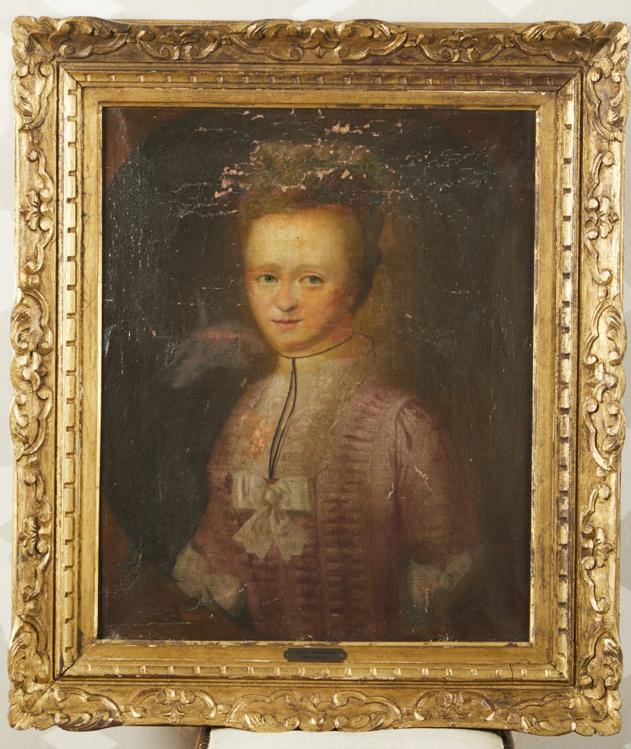 Null 法国学校 十八世纪。
一位优质女士的肖像。
布面油画
59 x 49厘米
意外事件