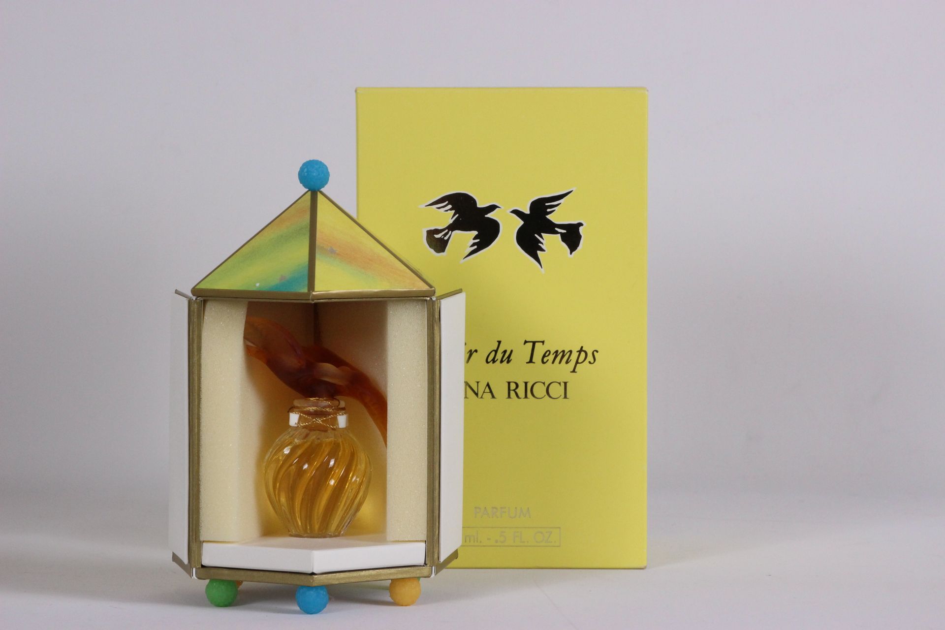 Null NINA RICCI "L'air du temps" - Flacon 15 ml en cristal Lalique, le bouchon a&hellip;