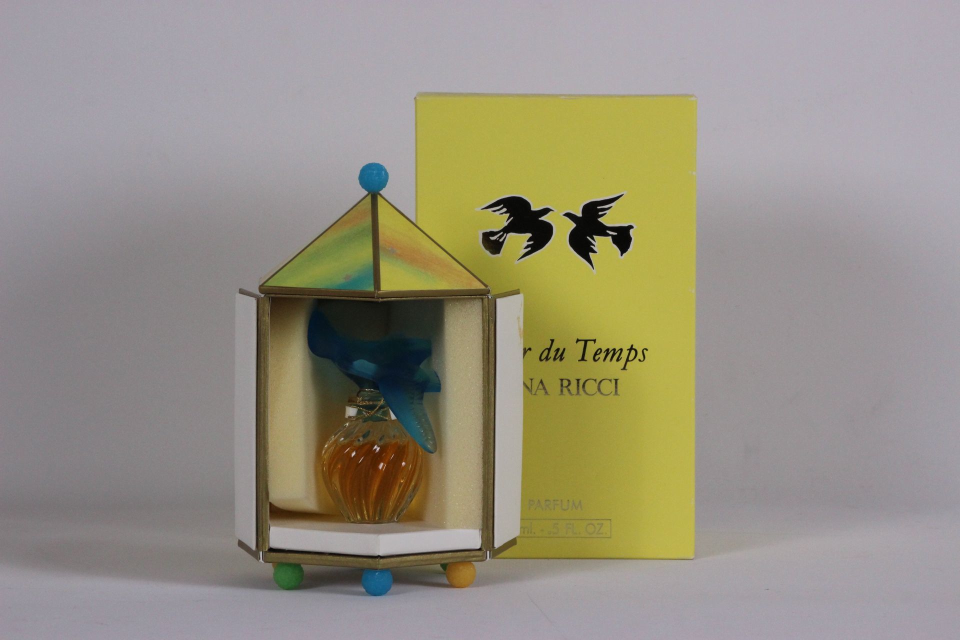 Null NINA RICCI "L'air du temps" - Flacon 15 ml en cristal Lalique, le bouchon a&hellip;