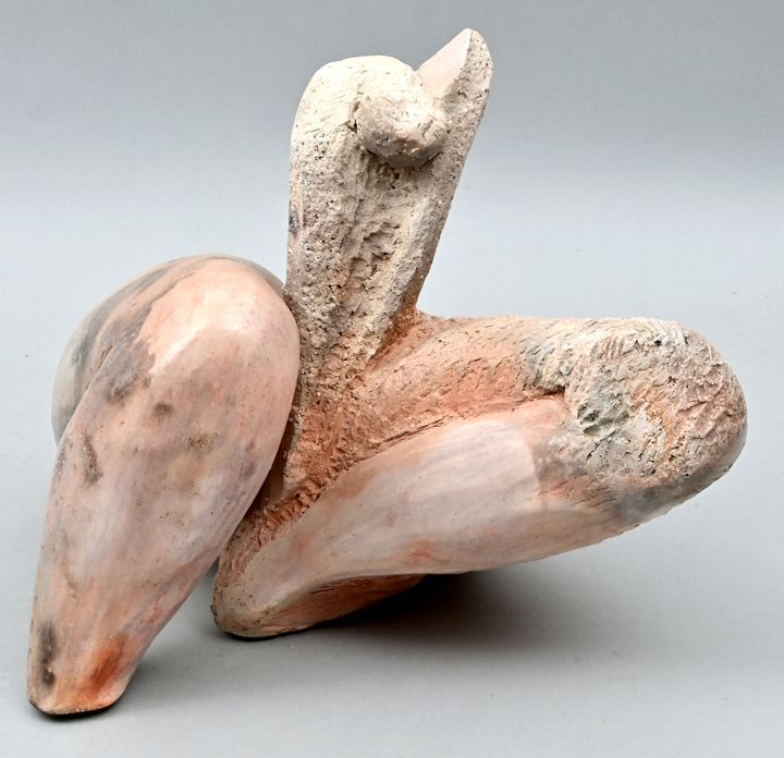 Mirck (?), Figurine / Mirck (?), Figure Mirck, Gré Retrait inscrit. Céramique, m&hellip;