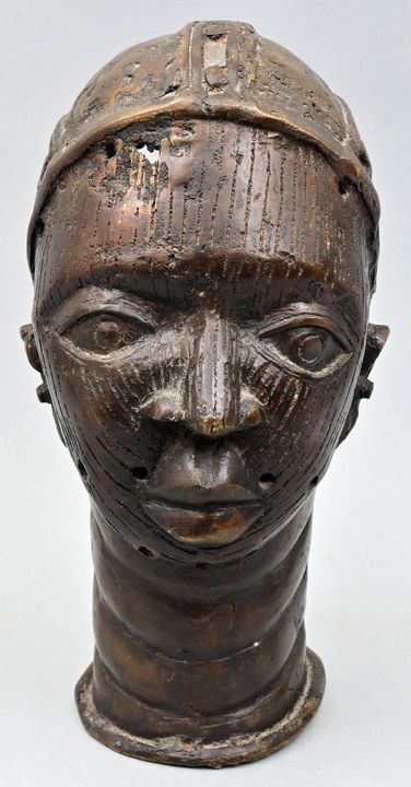 Bronzekopf, Ife-Stil/ bronce head Ife Bronzekopf, Nigeria, Ife-Stil Gelbguss/ Br&hellip;