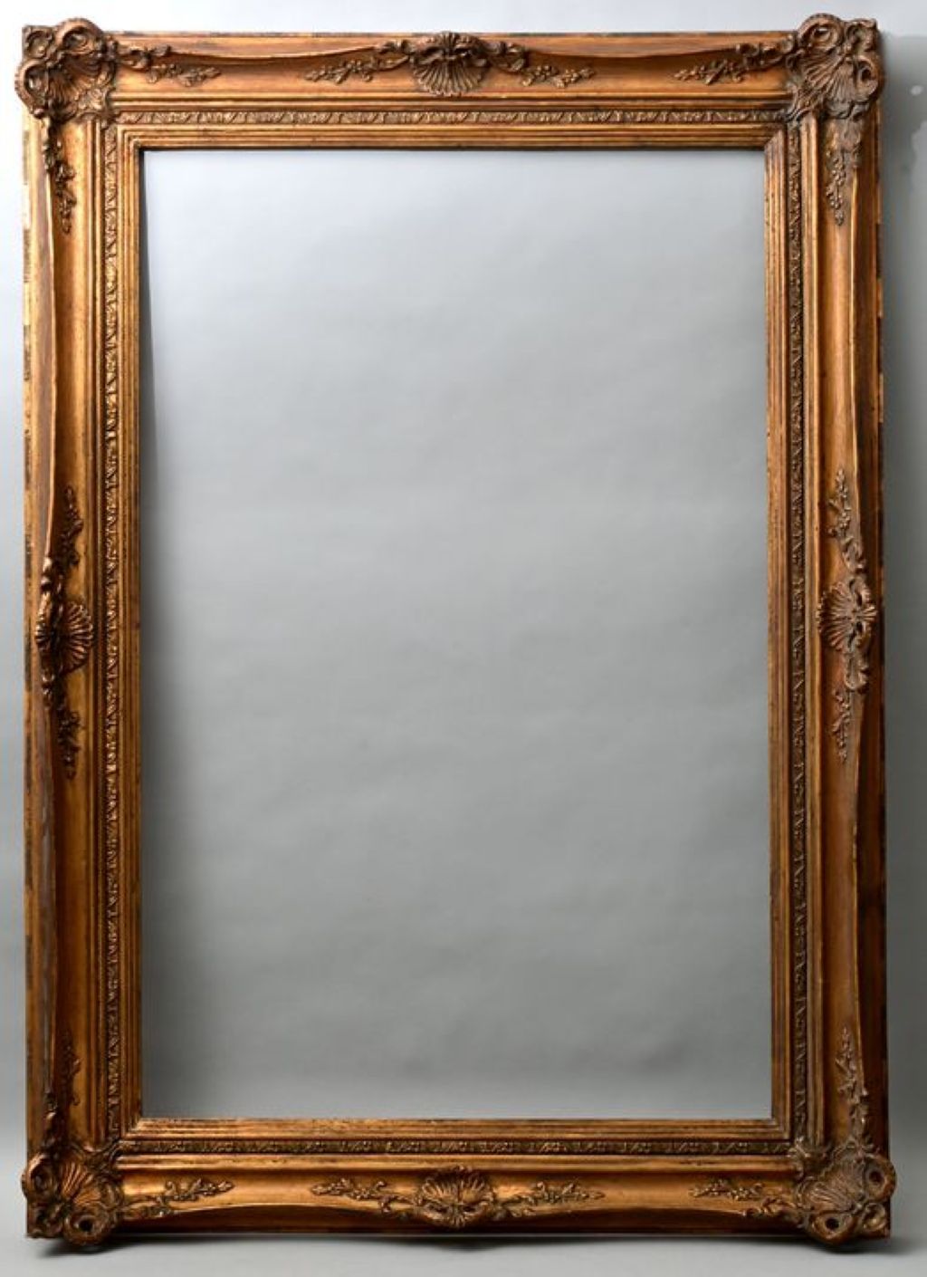 Gr. Stuckrahmen / large frame Cadre baroque italien Ancienne moulure en bois de &hellip;