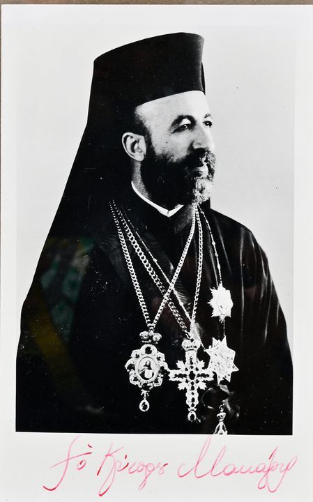 Fotografie des Erzbischofs Makarios III. / Photo of Archbishop Makarios III. Pho&hellip;