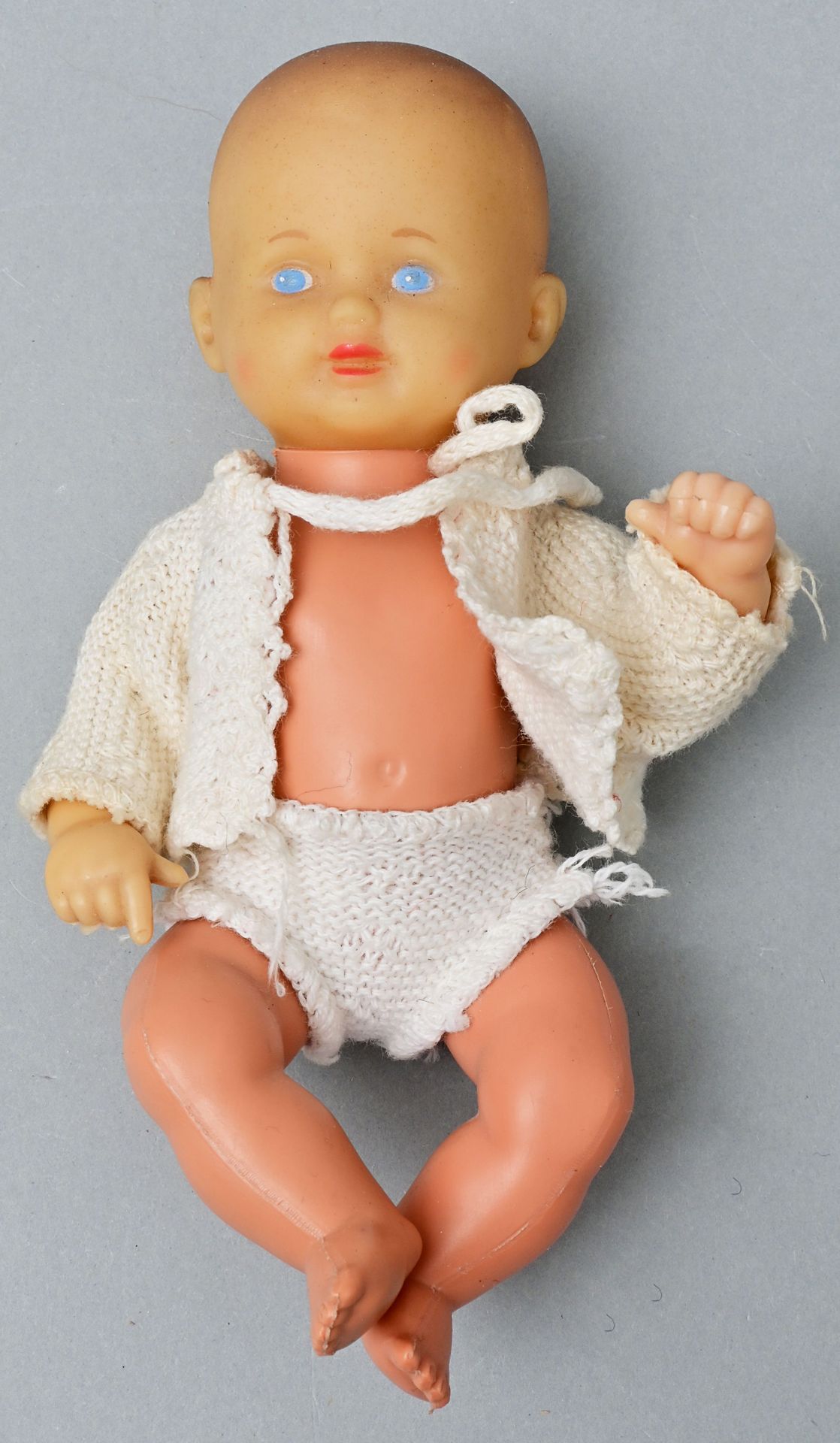 Null 小娃娃，Rheinische Gummi- und Celluloidfabrik，1930年后 头部和手臂是橡胶/硬橡胶，身体和腿是不同颜色的赛璐珞&hellip;