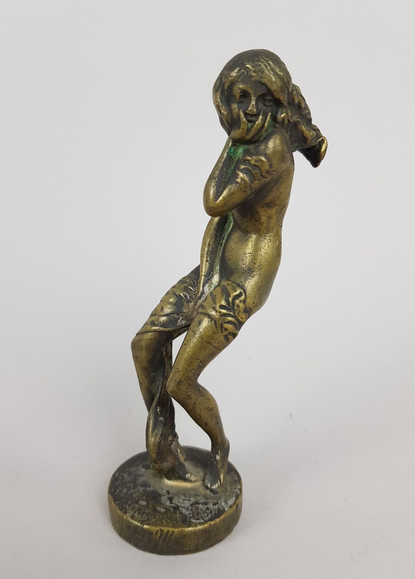 Null Guiraud Rivière Maurice (1881-1947), "Venus Pudica" sculpture en bronze à p&hellip;