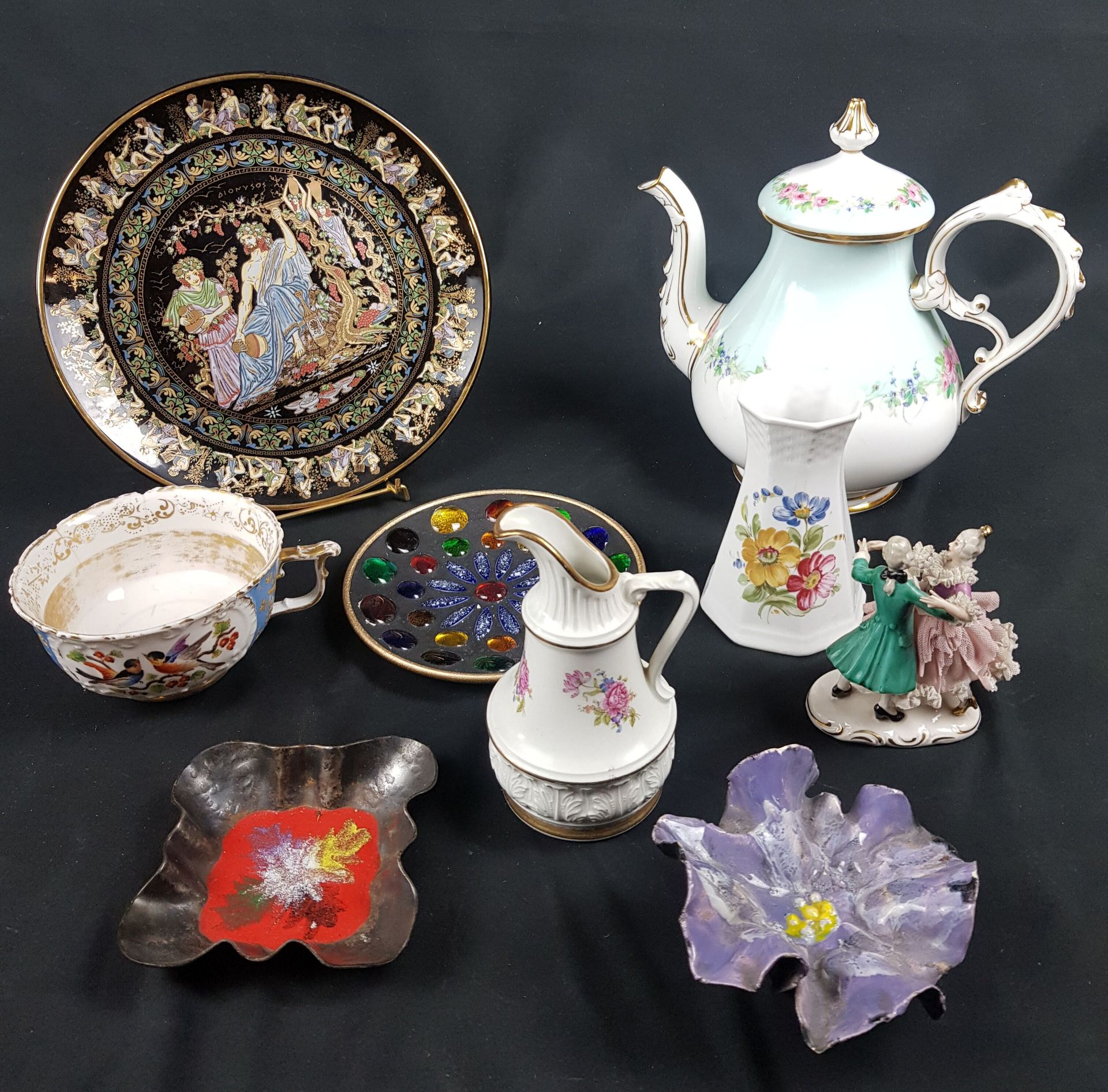 Null LOT of porcelain and earthenware - wear and tear