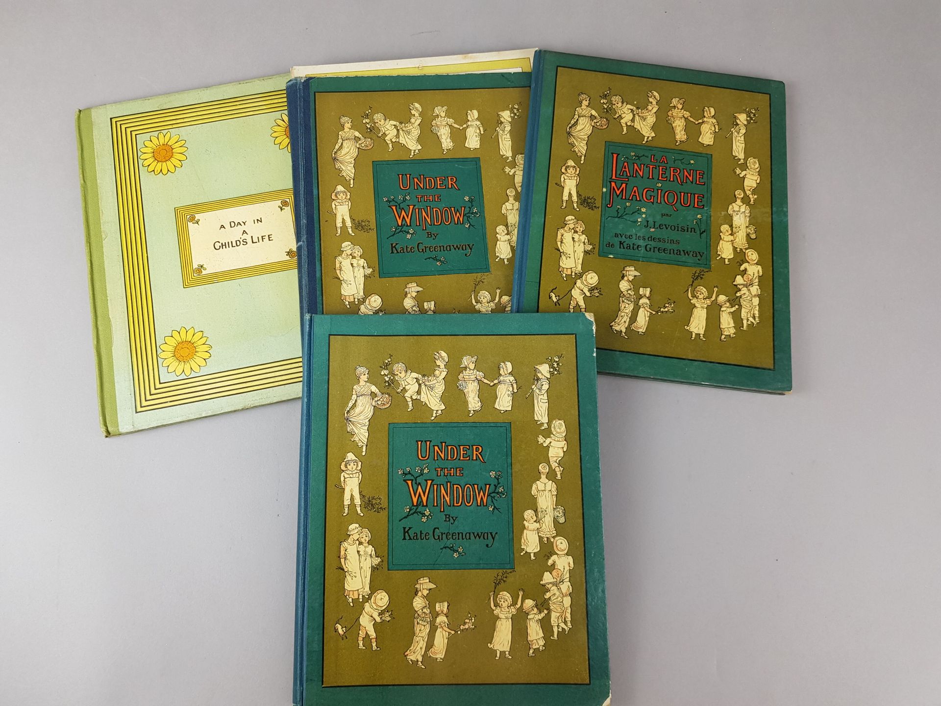 Null GREENAWAY Kate - Lot de 3 volumes - La lanterne magique - Under the Window &hellip;